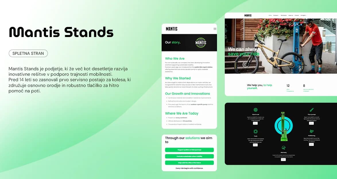Predstavitev projekta Mantis Stands